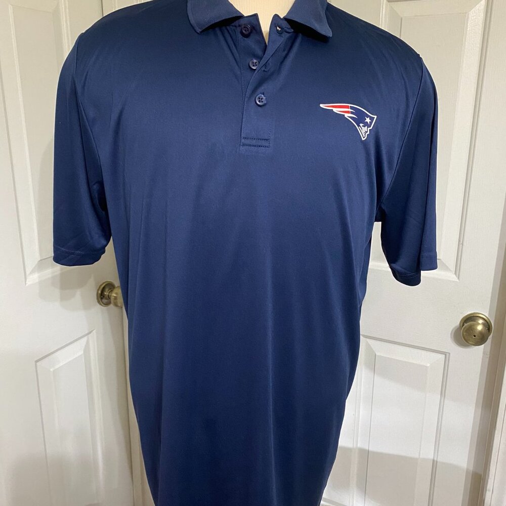 XL Blue New England Patriots Polo by Fanatics